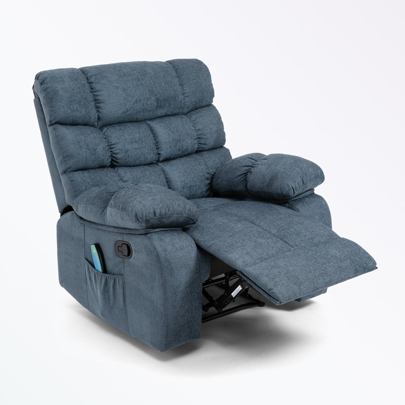Fauteuil inclinable Teriona, Tissu gris charbon