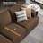 89 Inch Corduroy Sofa Couch, 3 Seater Sofa With Square Arms For Living Room(set Of 2)-1158283077