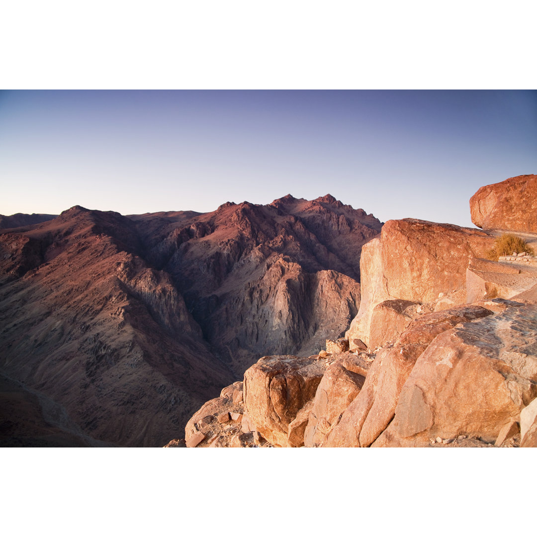 Leinwandbild Berg Moses und Heilige Katharina auf der Halbinsel Sinai