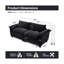 Aislin 84.2" W x 35.1" D x 34.2" H Chenille Square Arm Loveseat