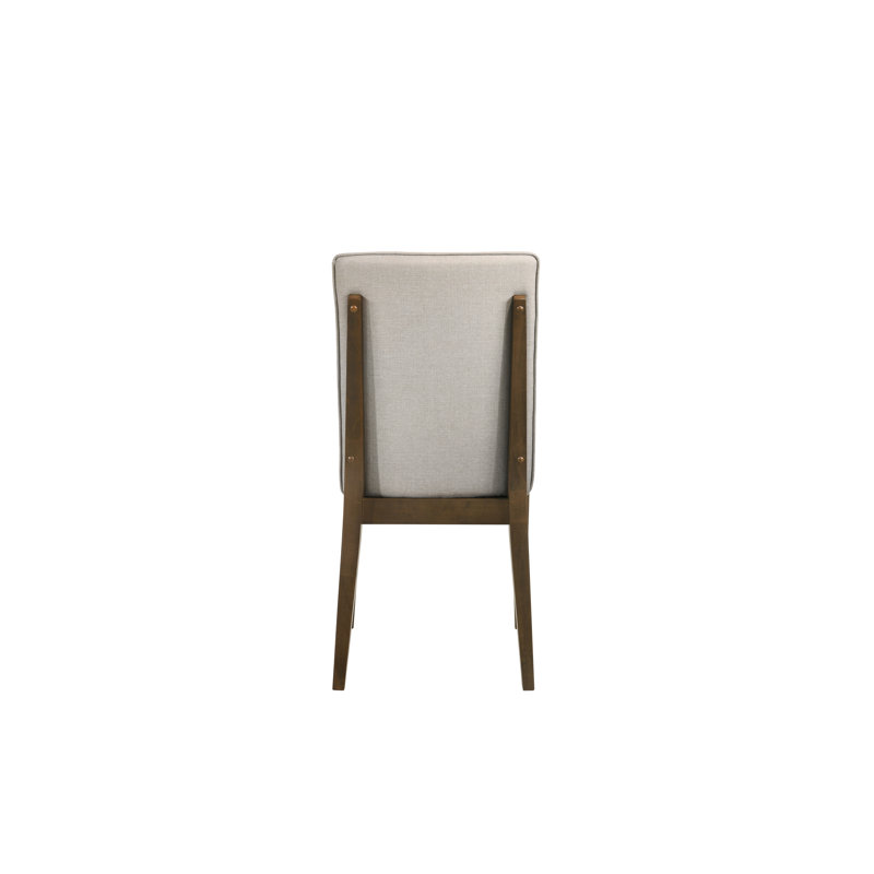  Carlyssia Dining Set, Gray/Beige, 7 Pieces: Table, 6 Chairs