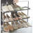 Yamazaki Home Shoe Rack, Wide, Short, Steel, Short, Holds 6 to 9 shoes, Handles-1974696881