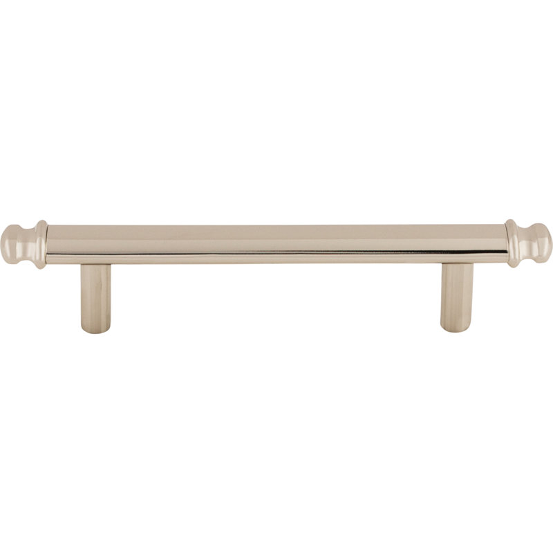 Julian Bar pull, Polished Nickel, 3 3/4" Center to Center