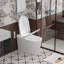 Toilette monobloc allongée intelligente YULIKA, bidet à chasse automatique, réservoir intégré pour chasse d'eau à pression plus élevée, avec siège chauffant (télécommande et bouton)