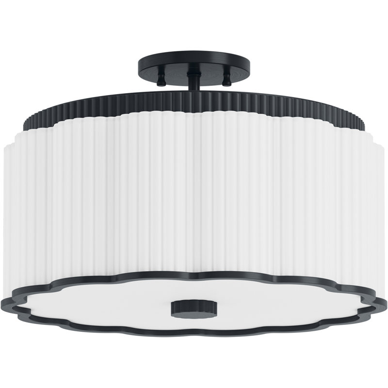 Tresdoux™ Semi-Flush Light, Gunmetal