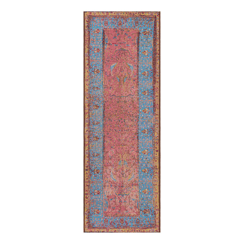Indoor/Outdoor Traditional Area Rug, Runner 2' x 6'1"
