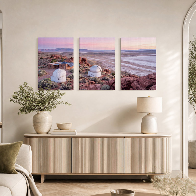 Ensemble de 3 toiles blanches en forme de dôme, H 18 po x l 12 po x 3 pièces
