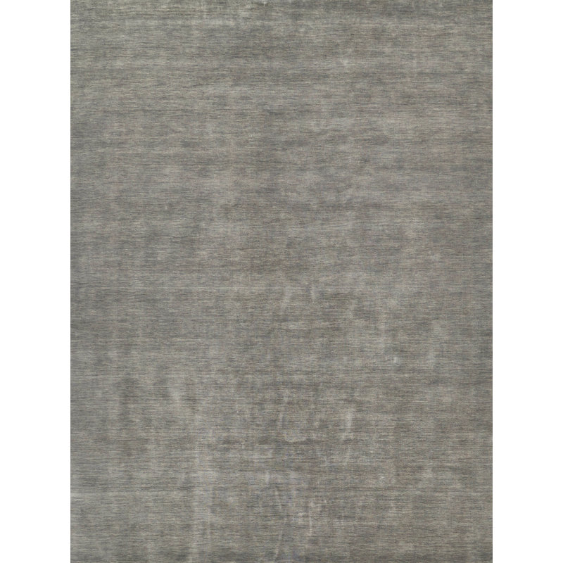 Dove Wool Area Rug in Slate, Rectangle 8' x 10'