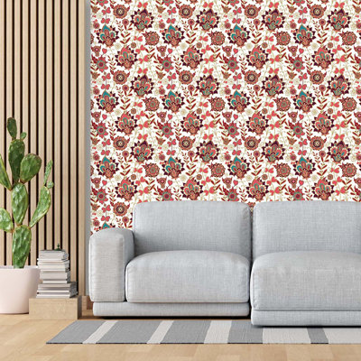 10.5' L x 24" W Peel and Stick Wallpaper Roll