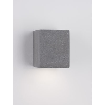Grey Integrated LED Outdoor Flush Mount