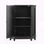 Triangle Corner Storage Cabinet with Adjustable Shelf-1187276264