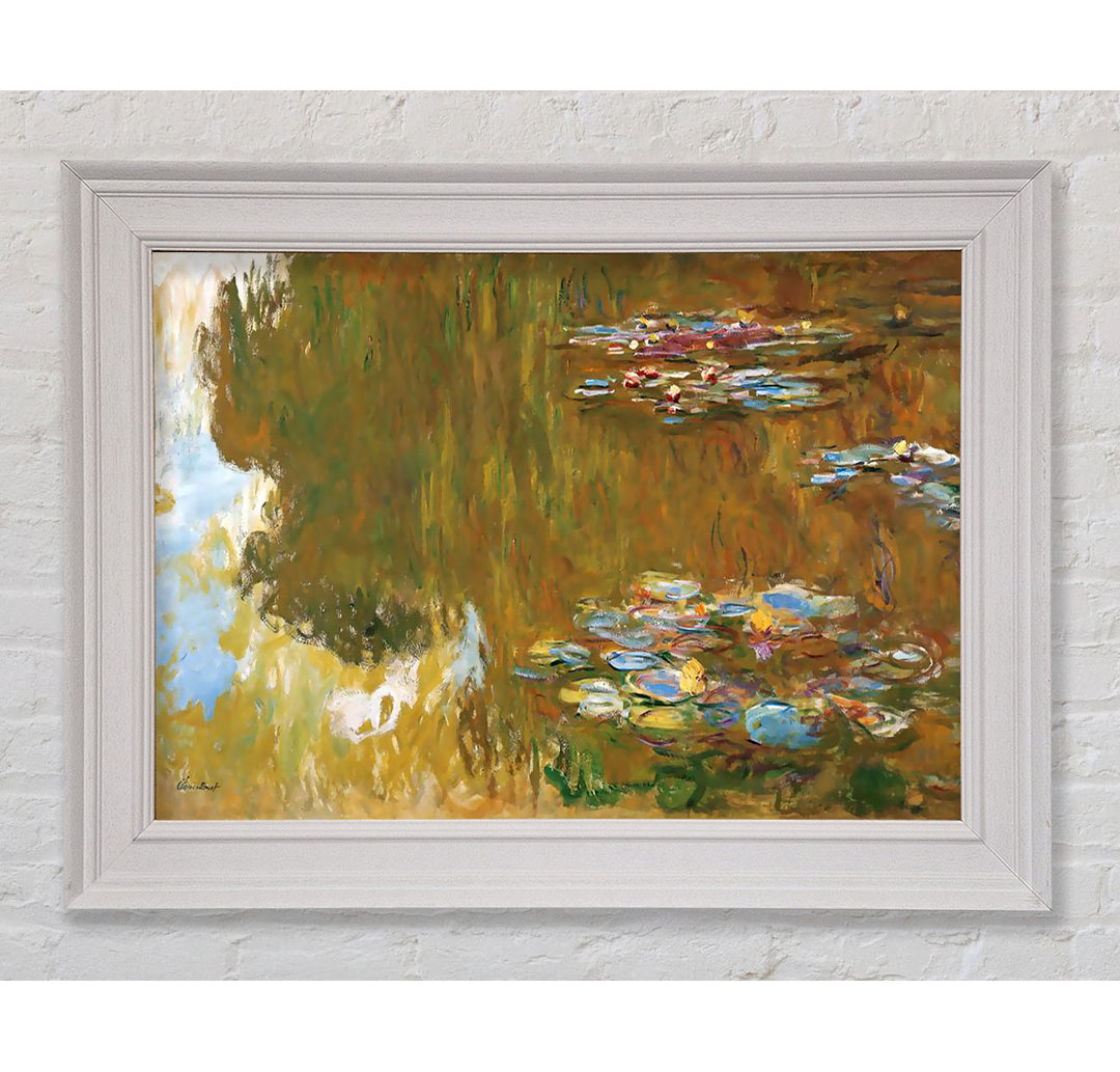 Gerahmtes Leinwandbild The Water Lily Ponda von Monet