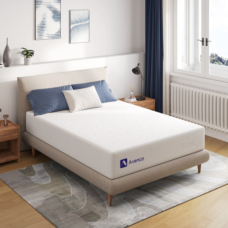 12" Gel Memory Foam Mattress, California King, 12"