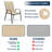 Space-Saving Outdoor Stackable Dining Armchairs-1940533367