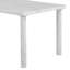 Ensemble de table de salle à manger 6 pièces Bella avec table en placage de marbre et 4 chaises et banc rembourrés en flanelle