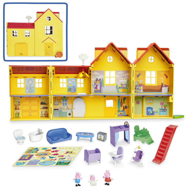 Ensemble de maison et de famille Peppa's Big Family