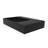 Juniper 30" Wall Mounted Solid Surface Floating Bathroom Sink with Concealed Drain Left Basin - Black-70942136