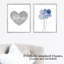 «Blue and Grey Girls», ensemble de 2 impressions sur papier-2092130458-2092130460