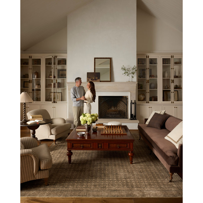 Tapis Chris Loves Julia x Loloi Ramona couleur blé/tabac, 2 pi 0 po x 5 pi 0 po