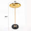 Table d'appoint réglable 2P, petite table à thé Martini, table de bout à piédestal décoratif en marbre pour présentation et rangement