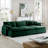 Versatile Oversized Cushioned Sofa With Multiple Ottomans For Various Uses-1433815319