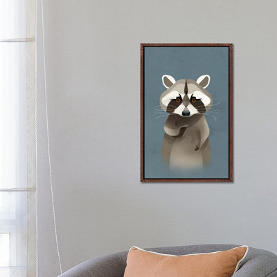 Racoon 1 Piece Wall Art on Canvas
