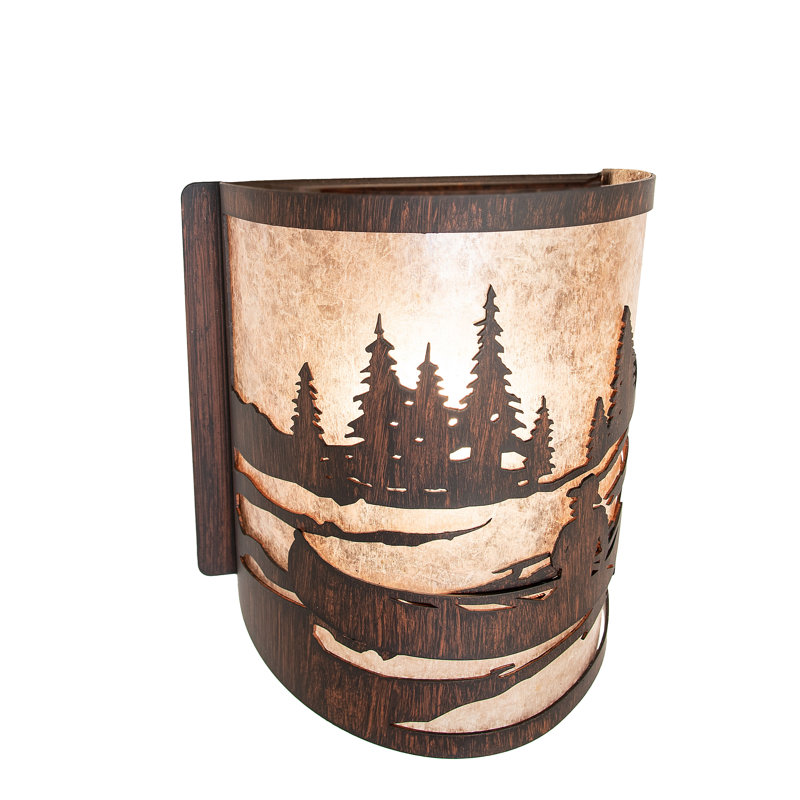 1 - Light Flush Mounted Sconce