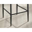 Kenesaw Luxury Breakfast Bar Stool in Quilted Design Velvet Black Leg - Modern Chic Kitchen-739694022