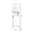 Bathroom Shelf Over Toilet - Elegant, Adjustable Shelf, White, 22.93X7.91X65.82 Inch Storage Unit ,
