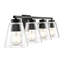 Meuble-lavabo 4 lumières 31 po Strayhan - Noir mat-624271461-624271482-624271483