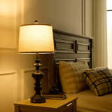 Rustic Farmhouse Table Lamps With USB Charging Ports & Outlet, 3-Way Dimmable Touch Control, Perfect For Living Room, Bedroom, Office
