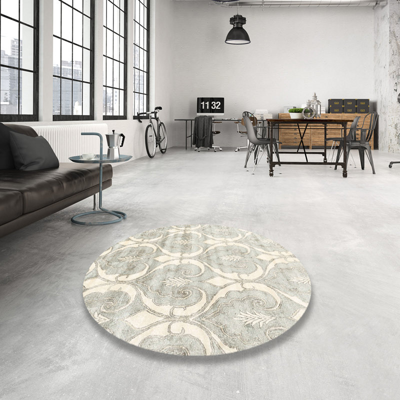 Wool Indoor Rug, Round 5'