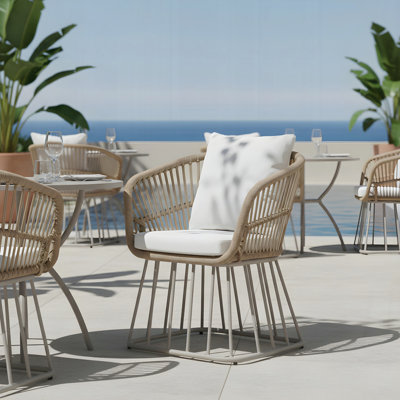 Chaise de salle à manger d'extérieur (ensemble de 1)