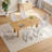 7-Piece Extendable Dining Table For 6-8, Modern Wood Kitchen Table Rectangular Table For Dining Room, Living Room-815289452