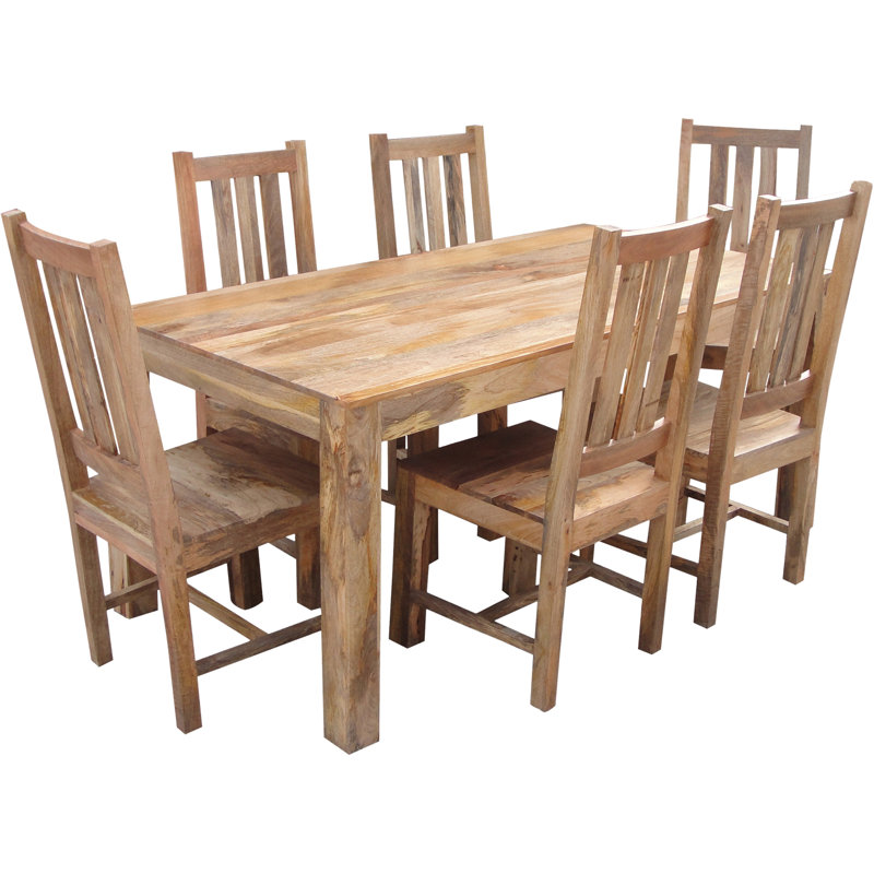 Frierson Dining Set, Light Brown
