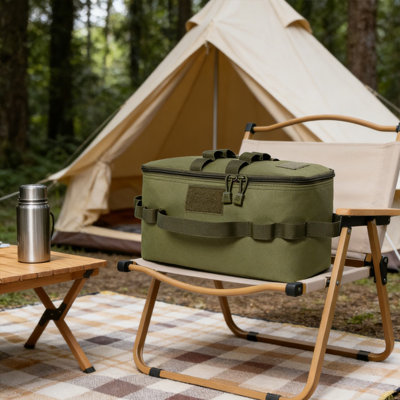 Camping Storage Bag Large Capacity Portable Handbag Camp Gas Tank Cooker Bag For Camping Hiking Traveling