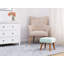 50cm Wide Rectangle Chevron Standard Ottoman