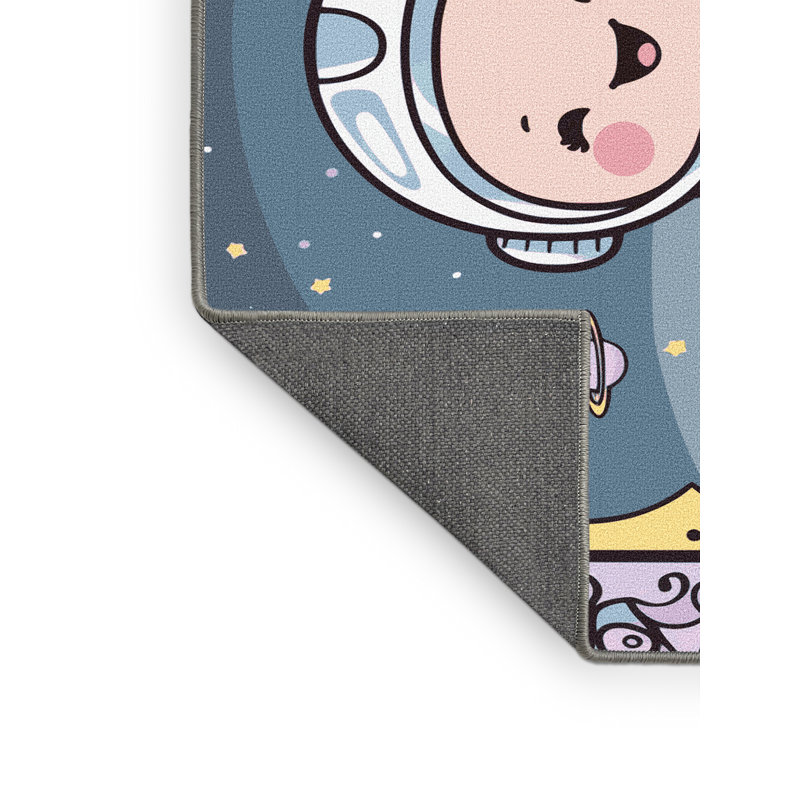 Tapis pour enfant Zoomie, Rectangulaire 7 pi x 10 pi