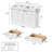 55.1'' W 100% Solid Wood 9-Drawer Changing Table Dresser In White