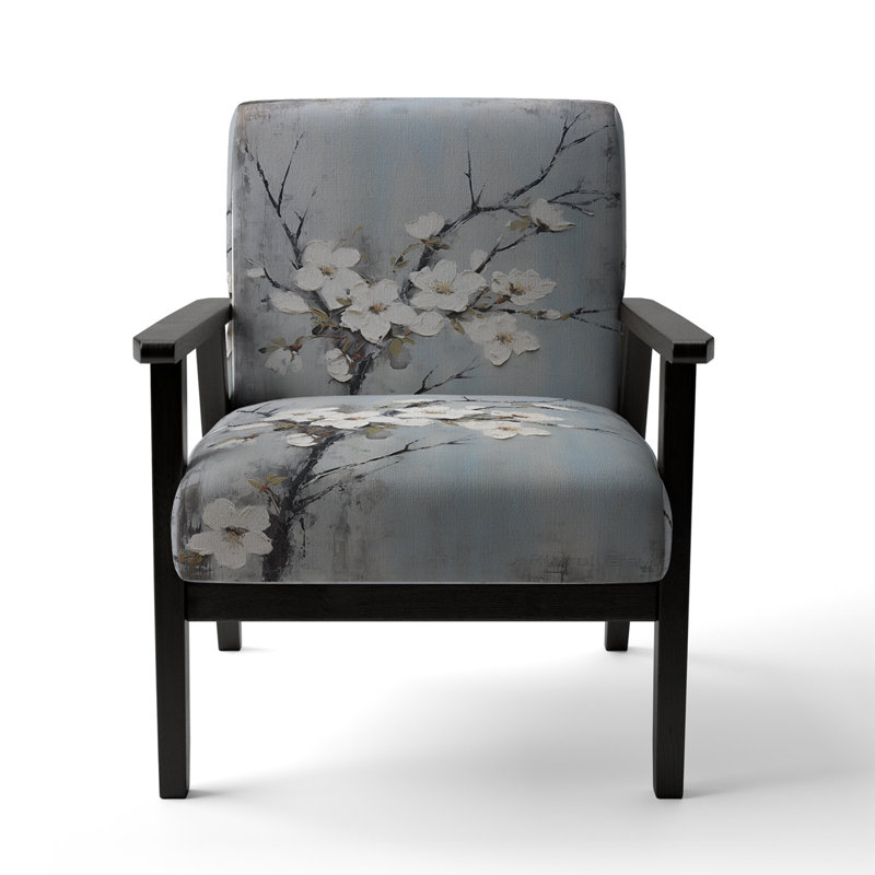 Chaise avec accoudoirs rembourrée Apple Blossom Harmony