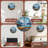 Mountain Lake Glacier Landscape Wall Clock