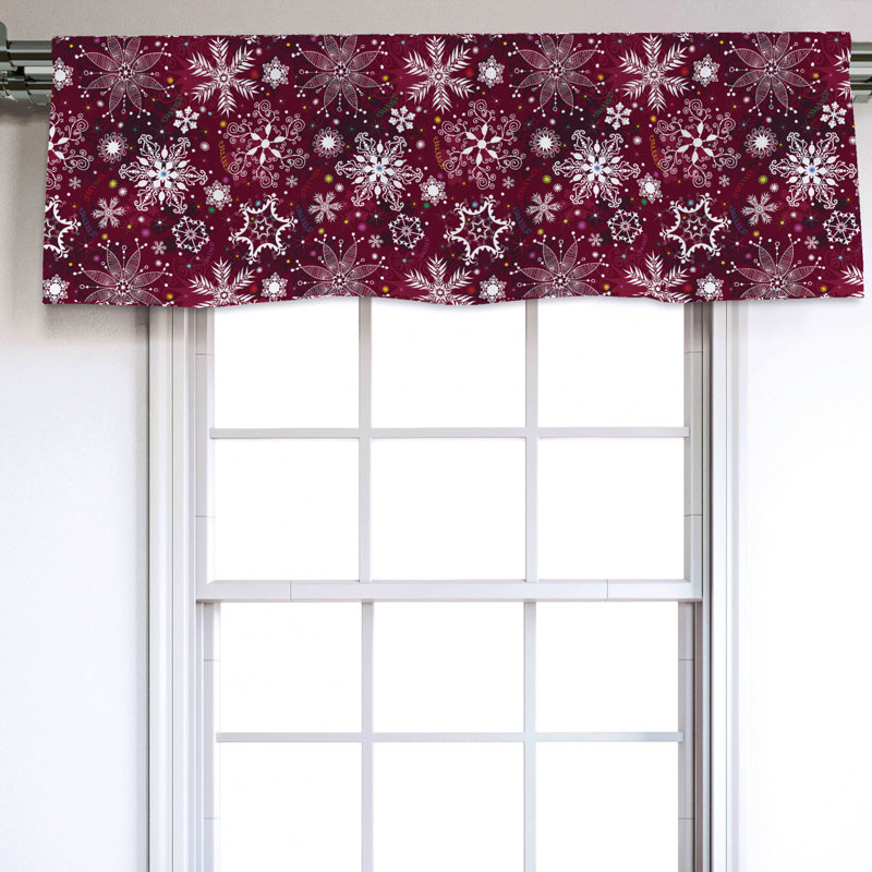 Sateen Ruffled Window Valance