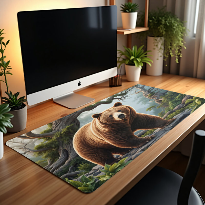 Polyester Desk Pad, 14.4x12.1