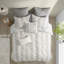 Ensembles de literie en jacquard de coton de qualité supérieure, double / grand, conception réversible pour chambre à coucher moderne