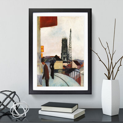 Cathedral by August Macke - Picture Frame Painting