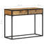 Cascio 100cm Solid Wood Top Console Table