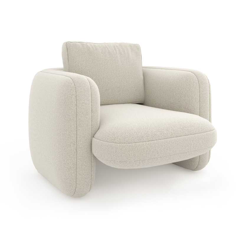 Overlap Chair Ecru, White