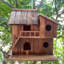 Maison d'oiseaux en bois Mohit