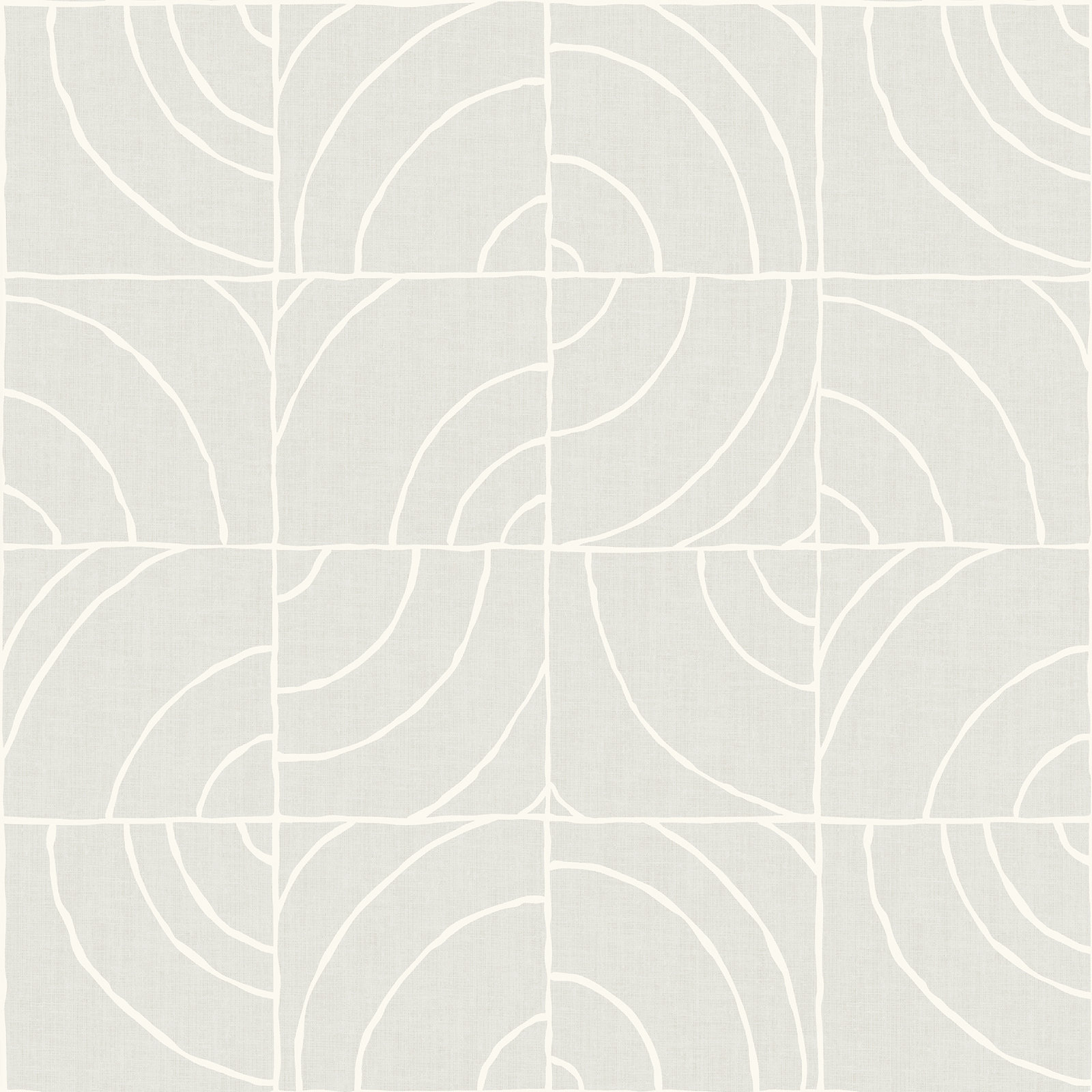 Adalard Peel & Stick Geometric Wallpaper, Gray