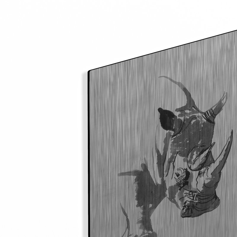 " Rhino " by Pechane, 16" H x 12" W
